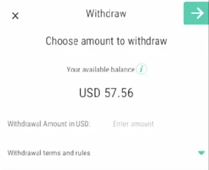 Inserisci l'importo da togliere